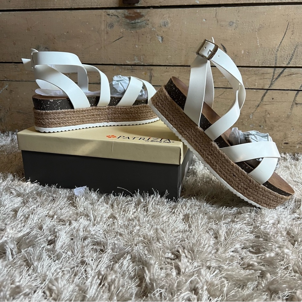 Women’s white size 11 Patrizia by Spring Step Platform sandals